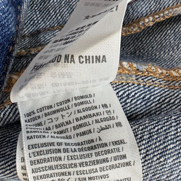 ❌ Sold Abercrombie & Fitch Denim Jacket distressed Medium wash Size XS - Picture 13 of 13